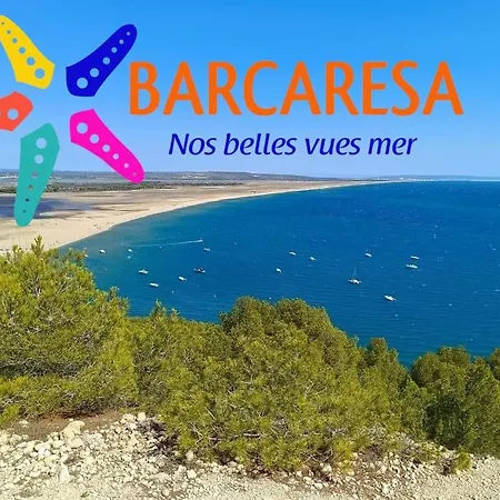 Barcaresa-grande Terrasse Vue Pied Dans L'eau Leucate