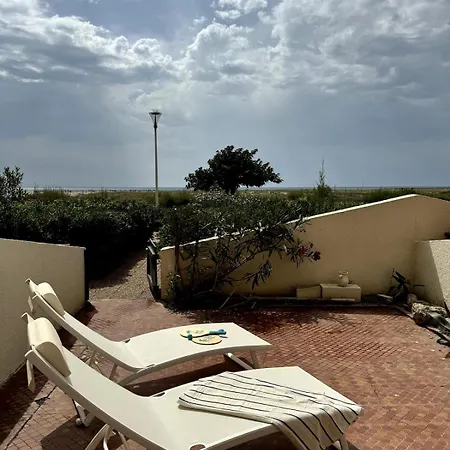Barcaresa-grande Terrasse Vue Pied Dans L'eau Appartamento Leucate