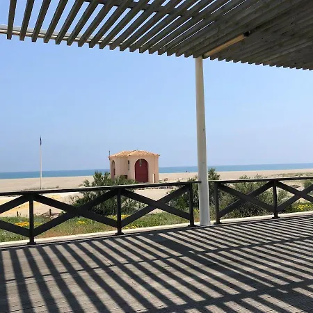Barcaresa-grande Terrasse Vue Pied Dans L'eau Leucate